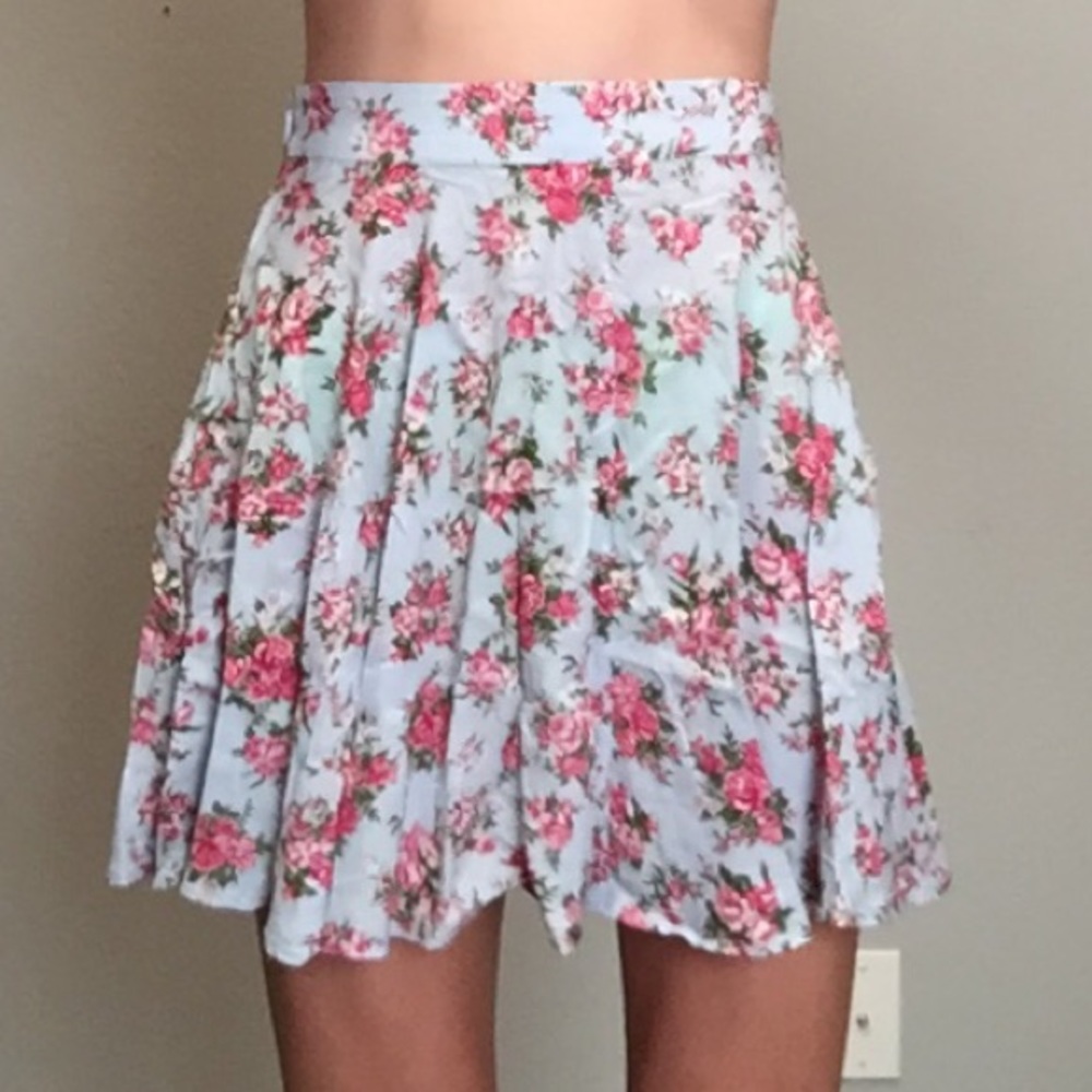 Forever 21 floral skirt